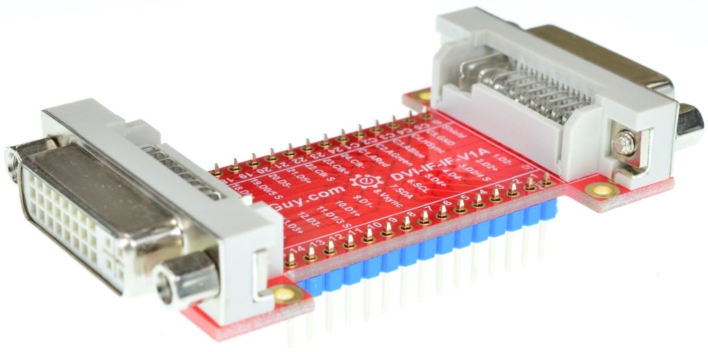 DVI-I Dual Link Female connector Breakout Board